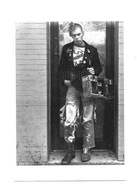 Pocztówka - Punk z East Village i magnetofon kasetowy / OPIS !!!