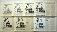 Głos Wolny > gazeta I Krajowego Zjazdu NSZZ Solidarności 1981 r - 7 numerów