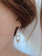 Kolczyki kajdanki z napisem Freedom bigiel 925