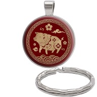 Brelok do kluczy/ka - Azjatyckie Znaki Zodiaku - Świnia