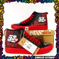 Buty za kostkę z 33. Finału WOŚP z podpisem Jurka Owsiaka czerwone r. 38