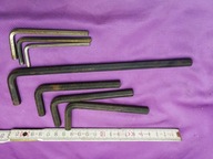 stare klucze imbusowe hex trzpieniowe zestaw 7szt ,DIN911, AMF