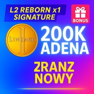 Lineage 2 L2 Reborn Signature Adena 200K Franz x1 [C5] Nowy| Szybko + Bonus