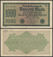 BNN - NIEMCY 1000 Marek 1922 # P76e # PL - Qq 901120 # znak wodny G # VF