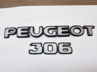 ZNACZEK EMBLEMAT LOGO NAPIS TYŁ NA KLAPĘ PEUGEOT 306 93-97 230MM