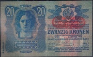 Austro-Węgry 20 Koron z 1913 stan III/III, s. 1157