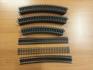 Zestaw 23 elementów torów modelowych Piko A Gleis stan BDB w skali H0