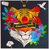 Duża KOLOROWANKA dla Dorosłych Antystresowa MANDALA 40 Grubych Kartek