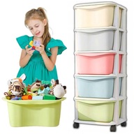 DUŻY PLASTIKOWY POJEMNIK NA ZABAWKI ZAMYKANY PUDEŁKA SZAFKA REGAŁ ORGANIZER