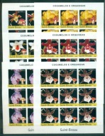 GRZYBY.SOWY. BISSAU. Mi ark.x6 po 9 zn. B**2004r