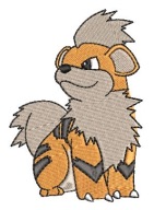 Termo Naszywka Growlithe Ppokemon Bajka Haftowana Naprasowanka