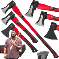 ZESTAW SIEKIER SIEKIERA ROZŁUPUJĄCA TOPOREK CIESIELSKA 3 SZT DO ŁUPANIA MĄŻ