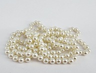 PERŁY NASZYJNIK KLASYCZNY DŁUGI SZNUR PEREŁ 148 CM