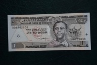 Banknot Etiopia 1 bir 2003 rok !!!
