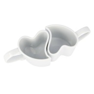 Zakochane kubeczki serca 2 szt. – romantyczny prezent na dzień kobiet