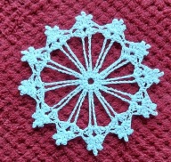 gwiazdka/ śnieżynka 10 cm, kolor biały