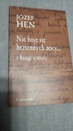 Józef Hen - Nie boję się bezsennych nocy z księgi trzeciej