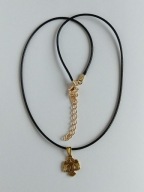 Naszyjnik rzemyk z zawieszką wisiorek orzeł choker boho