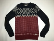 8 Sweter meski swiateczny norweski wzor akryl TWISTED SOUL 36 S