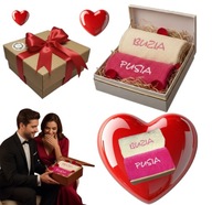 PREZENT NA WALENTYNKI DLA DZIEWCZYNY DLA ŻONY NIEJ RĘCZNIKI WALENTYNKOWY