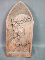 Jezus - duża, ręcznie wykonana rzeźba z drewna sygnowaną BOGUMIŁ SOCHA