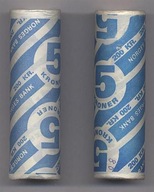 NORWEGIA 5 Koron HARALD V 1993 z rulonu bankowego