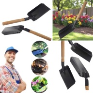 SZUFELKA METALOWA DO POPIOŁU SZUFLA DO OGRODU ŁOPATKA Z RĄCZKĄ 37CM