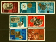ZSRR ** Medale z wystaw filatelistycznych Mi 3559-65