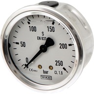 Manometr glicerynowy tylny 0-250 BAR G 1/4" cala