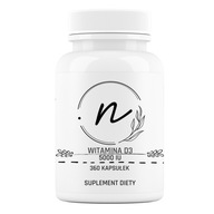 NaturePRO Witamina D3 5000 IU 360 kapsułki