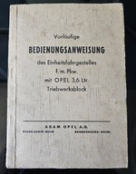 INSTRUKCJA OBSŁUGI SAMOCHODU SILNIKIEM OPEL 3,6 LI