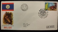 !! ZWIERZĘTA RYBY - BELIZE 1982 - KOPERTA FDC - STAN BDB !!