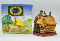 Vintage angielski śliczny DOMEK sygnowany kolekcjonerski w katroniku