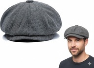 Czapka Gatsby Ueither Peaky Blinders Kaszkiet Klasyczna 8-częściowa 58-60cm