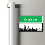 MAGNES TURYSTYCZNY Z PANORAMĄ KRAKÓW – PAMIĄTKA NA LODÓWKĘ