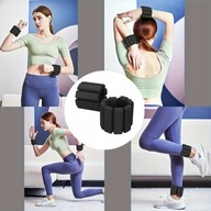 OBCIĄŻNIKI NA NADGARSTKI RĘCE KOSTKI NOGI CIĘŻARKI 2 x 450G REGULOWANE