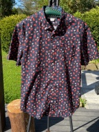 B Koszula Pinguin letnia kolorowe kostki bawełna rozmiar L