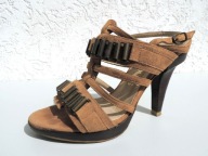 WYJĄTKOWE SPAIN skórzane *Tous les Jours* roz 38