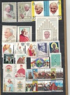 03-Fil69- Polska, 34szt -Papież JPII-nie kasowane