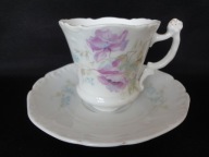 CARL TIELSCH filiżanka kwiaty 1875 - 1905