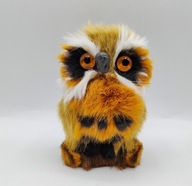 figurka, śliczna sowa sówka jak żywa z futerka