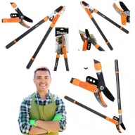 SEKATOR NOŻYCE DO GAŁĘZI Z PRZEKŁADNIĄ OSTRZE KOWADEŁKOWE 77CM DŁUGI BRADAS