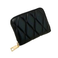 Portfel pikowany portmonetka na zamek błyskawiczny