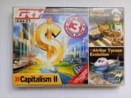 Capitalism II 2 + Pizza Syndicate + Airline Tycoon Evolution PL PC DVD