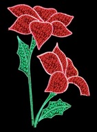 Kwiat LED Wiosna Dekoracje Iluminacje Wielkanoc 120 x 180 cm