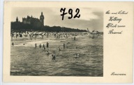 Kołobrzeg Kolberg Widok na hotel Grand 1934 - c