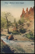 PTP - TATRY # DOLINA STRĄŻYSKA # KOMINY W DOLINIE # POCZTÓWKA # 1921