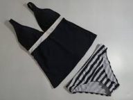 STRÓJ KĄPIELOWY TANKINI Z FIGAMI NAVY S T&R
