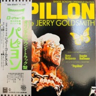 Jerry Goldsmith OST papillon NM/NM Japan Obi LP 1977 Odeon EOS-80809