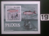 Ryby , wędkarstwo , Wyspy Św. Tomasza i Książęca , MNH cięty